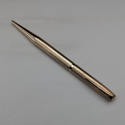 British Vintage Yard O' Red Rolled Gold Propelled Pencil in Case